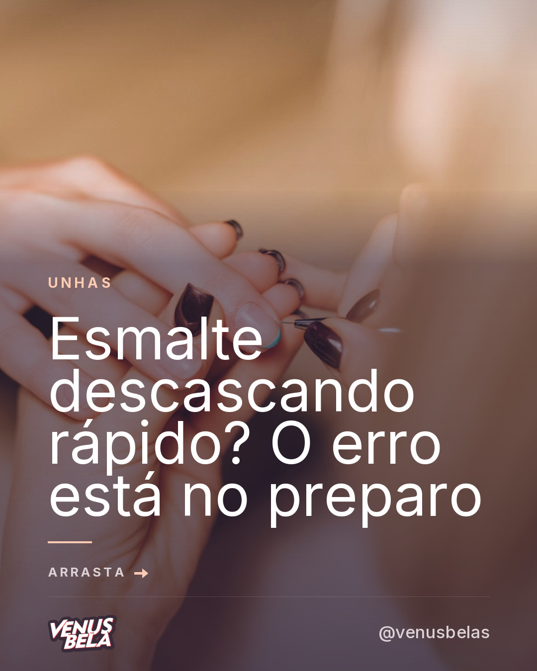 Esmalte descascando rápido? O erro está no preparo