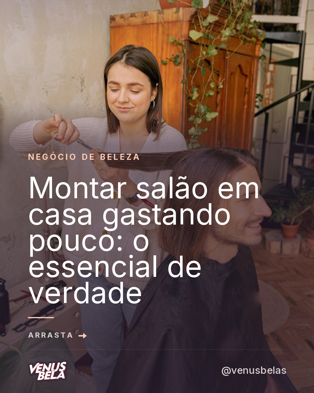 Montar salão em casa gastando pouco: o essencial de verdade